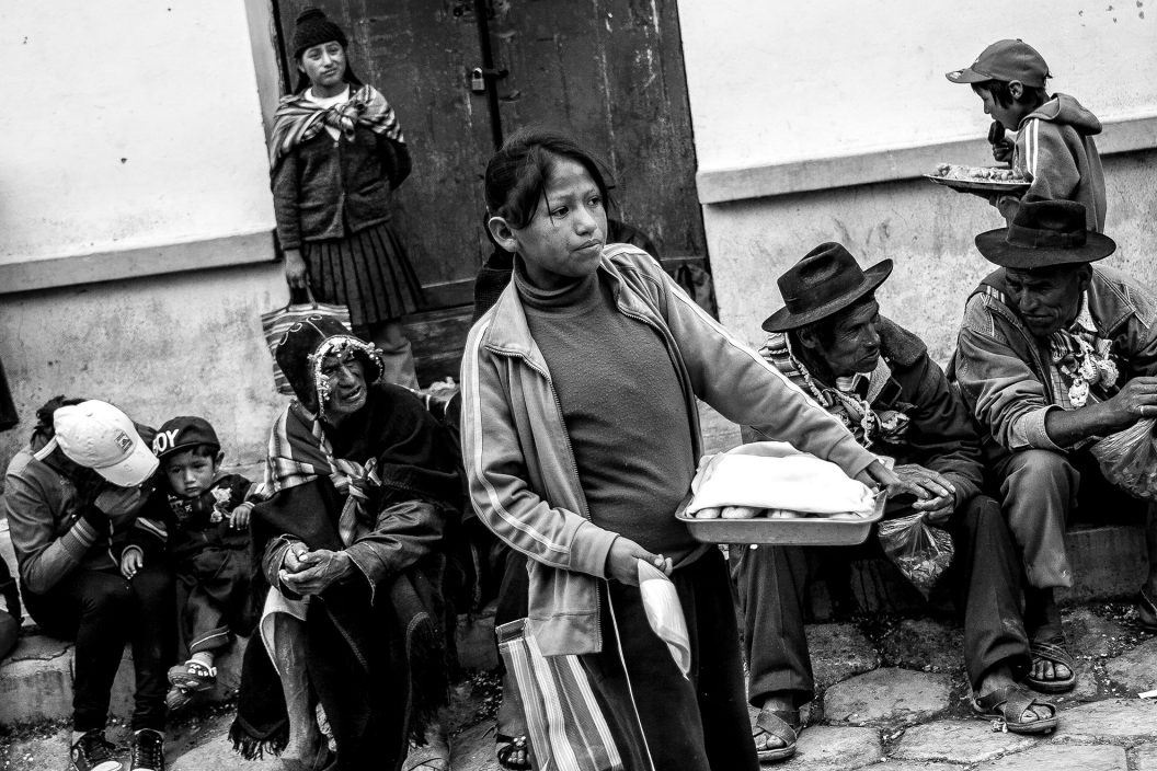 Niños trabajadores de Bolivia (serie x 3)