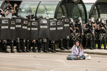 Lucha de los profesores del Paraná, Brasil